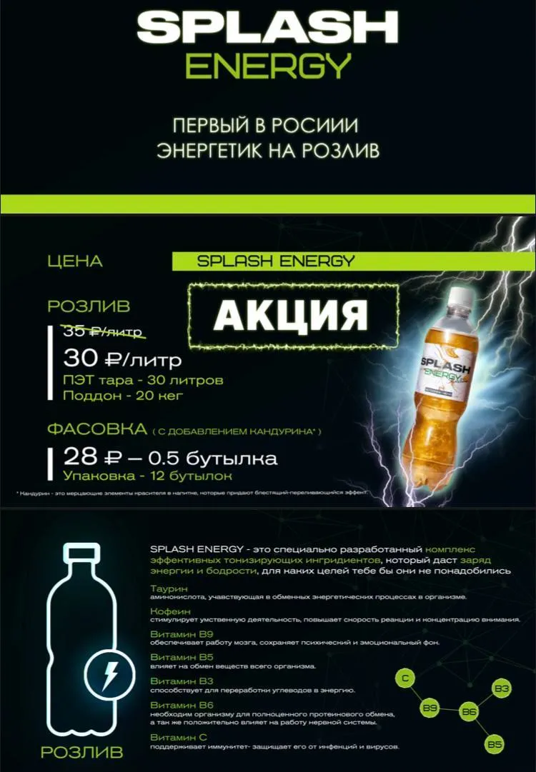 энергетический напиток в Ставрополе 2